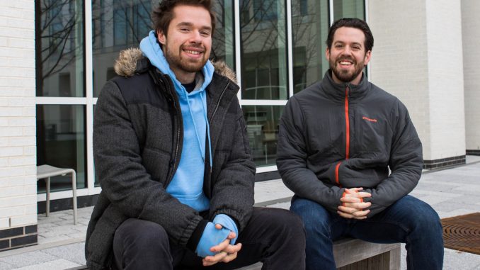 Alex Tillery, a sophomore legal studies major, and Bob Lamb, a third-year master’s of public health student, host weekly recovery meetings in Morgan Hall South. | SYDNEY SCHAEFER / THE TEMPLE NEWS