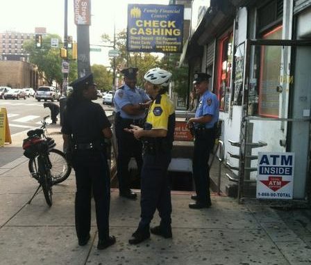 Temple and Philadelphia Police stand outside subway station at Broad Street and Susquehanna Avenue following shooting. John Moritz TTN