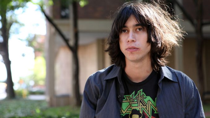 Sophomore Alex Giannascoli, or Alex G., has gained a following from his solo project and full band, The Skin Cells. Giannascoli plays piano, drums and the guitar. ( KATE MCCANN / TTN )