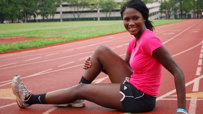 Jamila Janneh, freshman track star, discusses how she looks forward to a very promising season. ( ANDREW THAYER / TTN )