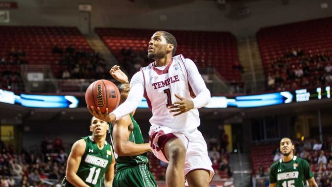 Senior guard Khalif Wyatt scored a game high 26 points in Temple's 70–62 win against Wagner on Dec. 1. | HUA ZONG / TTN