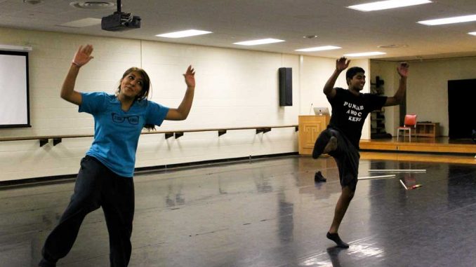 Members of TU Bhangra practice on Main Campus. The group performs dances that reflect their Indian roots. | AJA ESPINOSA / TTN