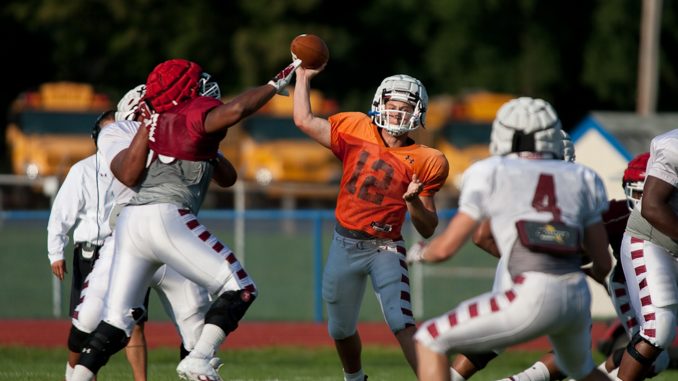 Redshirt-junior quarterback Connor Reilly, who won the starting job over senior Clinton Granger and freshman P.J. Walker, will take his first collegiate snap in South Bend, Ind. against the Notre Dame Fighting Irish. | PAUL KLEIN TTN