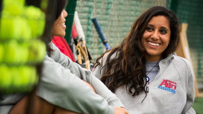 Sophomore Jasmine Merali has found other ways to contribute to the Owls off the tennis court. She has yet to play in a match for Temple. | Edward Barrenechea TTN