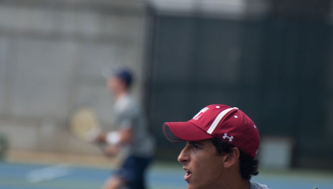 Hicham Belkssir is 6-0 in singles play after the Navy Invitational and the Princeton Invitational. | Abi Reimold TTN