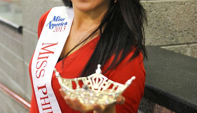 Miss Philadelphia 2013 holds her crown, which she says she will donate to a child with cancer. | Sash Schaeffer TTN