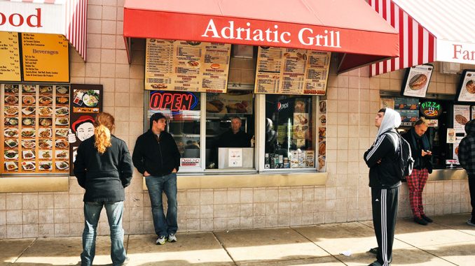 Adzij Kovevic, the owner of Adriatic Grill at the 12th Street Food Pad, said he intends to making at least one special dish for the upcoming holiday season. | Jacob Colon TTN