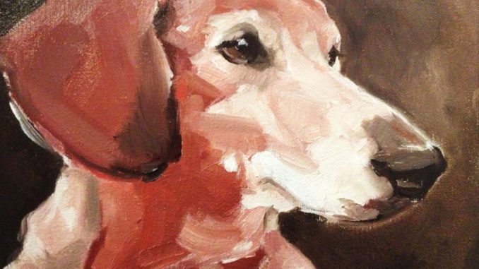 Elizabeth Peterson is using her skills as an illustration major at the University of the Arts to paint pet portraits to help pay off her student loans. | COURTESY Elizabeth Peterson