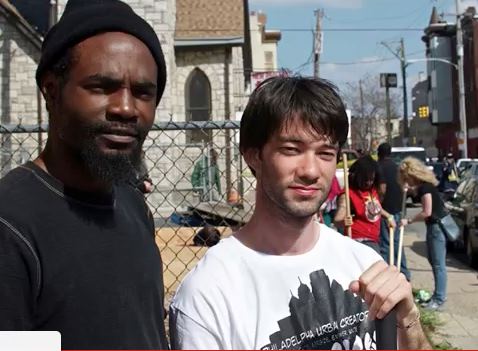 Alex Epstein (right), an urban activist. | Courtesy ALEX EPSTEIN