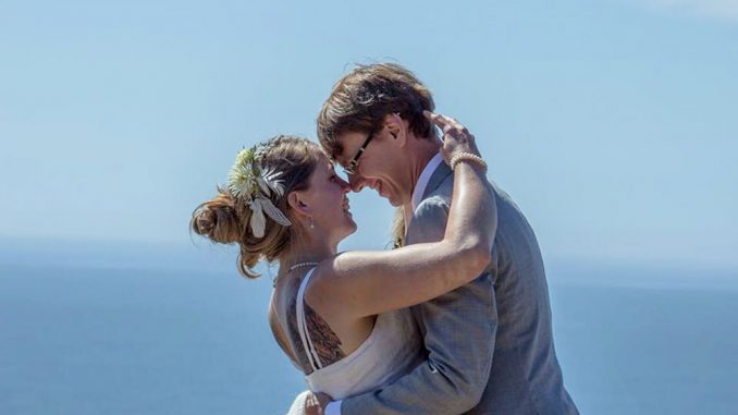 Candace Jensen and Owen Schuh were married this past September in California. They asked guests to donate money in place of gifts.|Courtesy CANDACE JENSEN