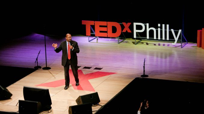 Mayor Nutter speaks at TEDxPhilly in 2011 at Temple’s Performing Arts Center. The symposium will return to the same location this Friday featuring two Temple alumni in its lineup. page 14 | COURTESY KEVIN MONKO