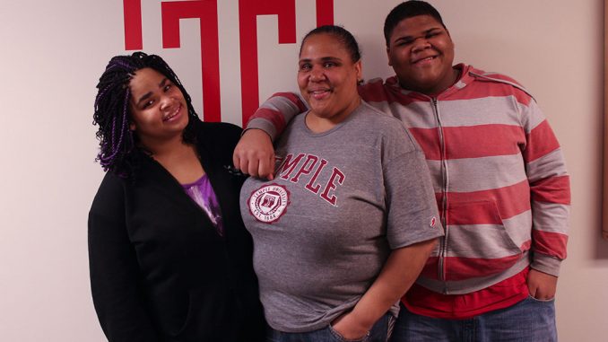 (From left) Keisha Diggs, her mother Terrie Hawkins and her brother Kevin Diggs spend significant time working at the AIDS Fund, where they aim to spread awareness of HIV and AIDS and lessen stigma surrounding the disease. | Erin edinger-turoff TTN