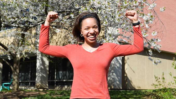 Jaslyn Johnson was awarded the PECO scholarship, which is given to students who demonstrate academic achievement and financial need. | Sash Schaeffer TTN