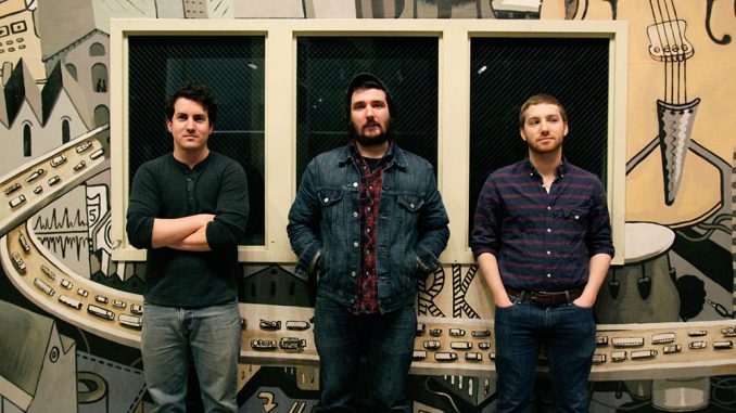 Local Americana rock band Levee Drivers at World Cafe Live. The trio released its first album, “Speakin’ Bourbon Coated Blues” in November. The band recently kicked off a nine-day tour on April 12.| Darragh Dandurand Friedman TTN