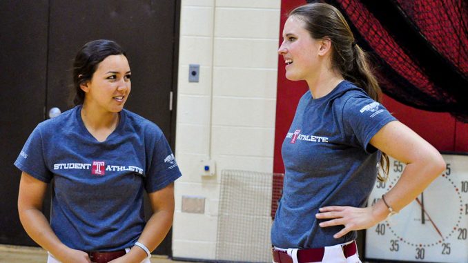 Toni Santos (left) was recruited, in part, due to the help of Brooklin White. | Alexandra McDermott TTN