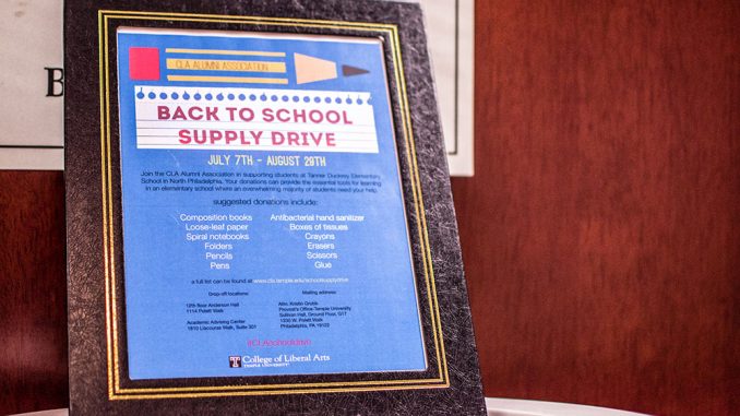 The CLA Back to School suppy drive began July 7. Aaron Windhorst | TTN