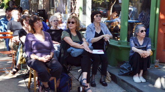 The Green Line Cafe hosted the event where poets read both their own work and something of Denise Levertov’s, who was a poet and political activist. Jenny Kerrigan | TTN