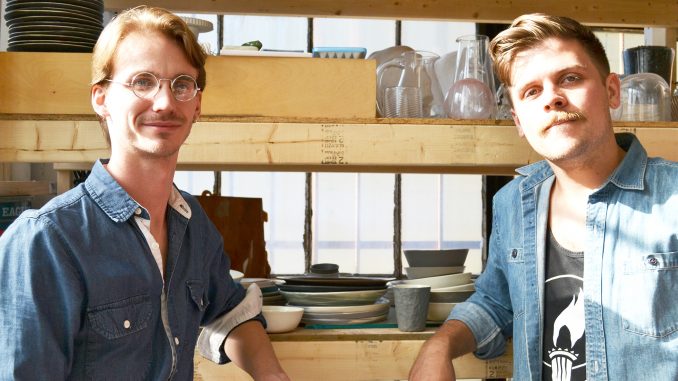 Wynn Bauer (left) and Nate Mell, started Felt and Fat in 2008 in their Fishtown studio. Jenny Kerrigan | TTN