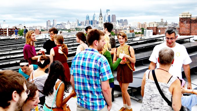 The Solar Party took place on top of the Crane Arts Building in Olde Kensington on August 21. Jared Whalen | TTN