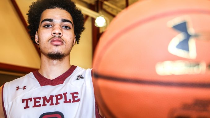 Freshman forward Obi Enechionyia, a four-star prospect in 2014, enters the season as Temple’s lone recruit. Andrew Thayer | TTN