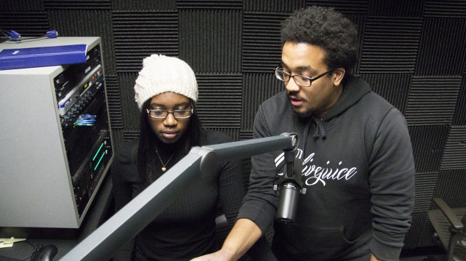 Senquetta Brittingham (left) and Rahman Wortman host Power Hour Muzik. Margo Reed | TTN