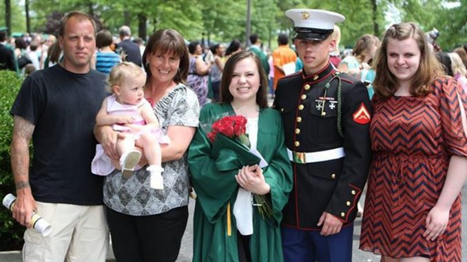 Members of Patti Coyne Powell’s family attend her daughter Jess Fosburg’s high school graduation. | COURTESY Jess Fosburg