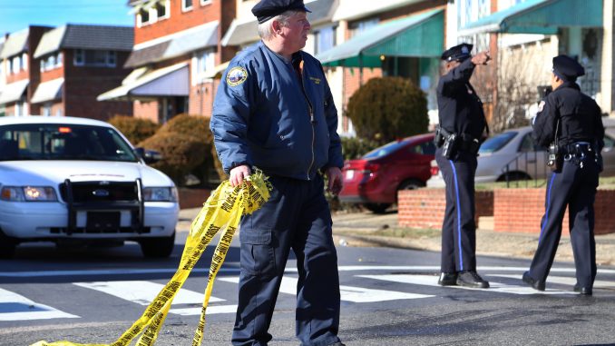 Police officers removed the caution tape at 12th and Jefferson streets around 1:30 p.m. | JENNY KERRIGAN TTN