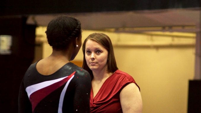 Interim head coach Dierdre Mattocks Bertotti (right) was promoted from her normal position of assistant coach for the team. | Brianna Spause TTN