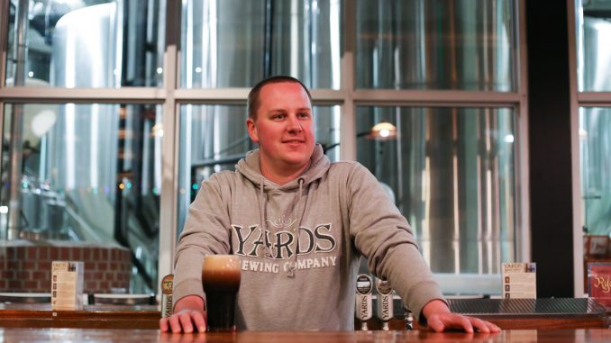 Matt Hall is a brewer at Philadelphia's Yards Brewing Company. | Jenny Kerrigan TTN