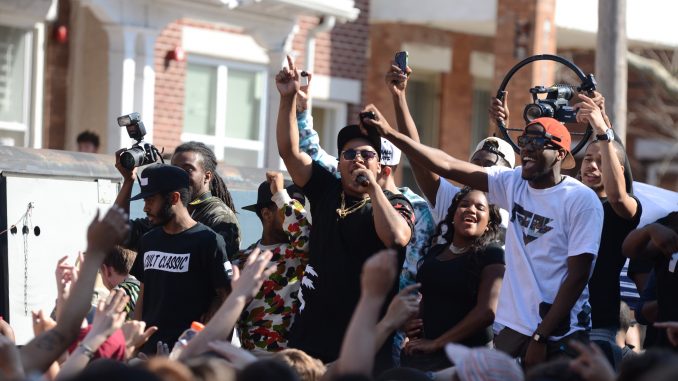 After Spring Fling was canceled prior to the 2013-14 school year, a block party (right) was held on the 2300 block Park Avenue while the school hosted Cherry-On Experience Day (left) on Main Campus. | Andrew Thayer TTN File Photo