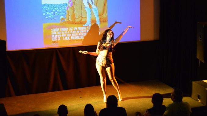 Iris Explosion hosts the Miyazaki Burlesque show at PhilaMOCA on Feb. 21. | Alexa Zizzi TTN