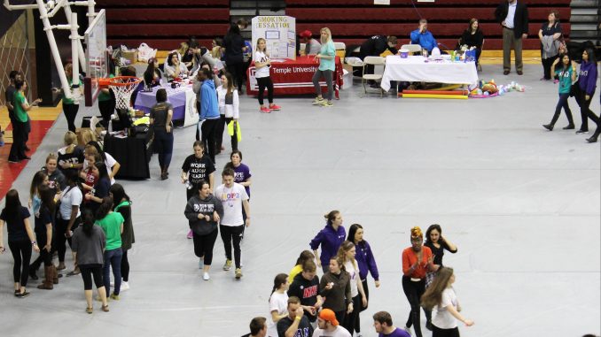 Temple’s Relay for Life raised more than $50,000 for the American Cancer Society. The event was held in McGonigle Hall on April 10. | Ana Padilla TTN