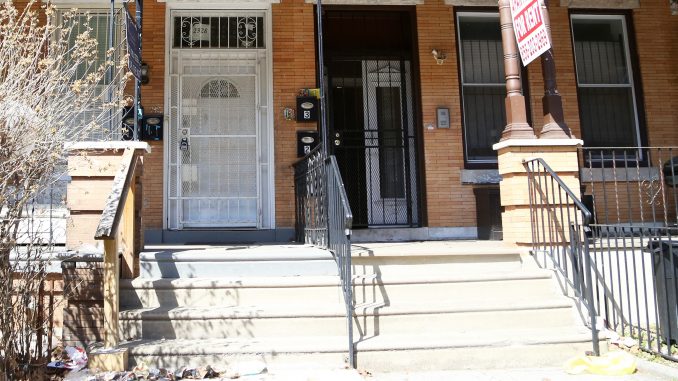 The shooting began on this Park Avenue porch on Friday morning. | Jenny Kerrigan TTN