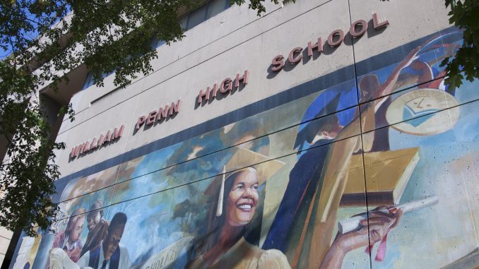 Officials said that demolition of the William Penn High School building is expected to begin in November. | Donald Otto TTN File Photo