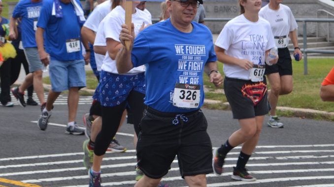 The “Undy 5000” is an annual walk/run where runners wear undergarments, costumes and other apparel to raise awareness for colon cancer. | Henry Savage TTN