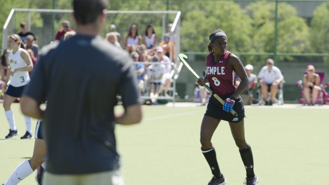 Sophomore midfielder Maiyah Brown passes the goalkeeper in a game earlier this season. Brown scored 36 goals and tallied 22 assists in her high school career. |Margo Reed TTN