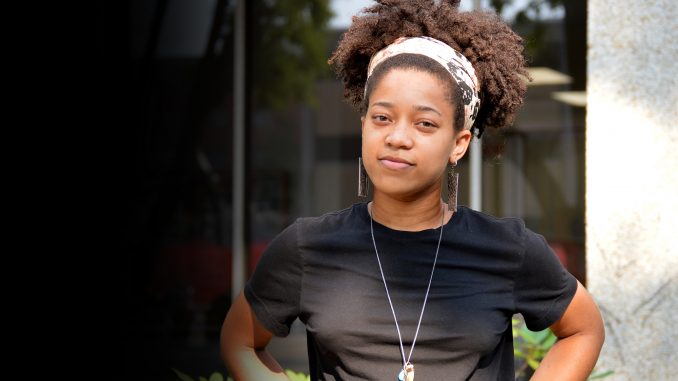 DANIELA AYUSO TTN Jasmine Combs, a junior English major, started writing and performing poetry with Babel, a poetry collective at Temple. | Daniela Ayuso TTN