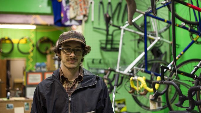 Jacob Kenney bought Neighborhood Bike Works, located on Susquehanna Avenue near Broad Street. | Patrick Clark TTN