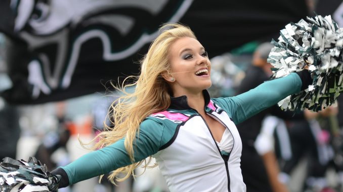 Eagles cheerleaders, Swoop visit Tredyffrin school – Daily Local