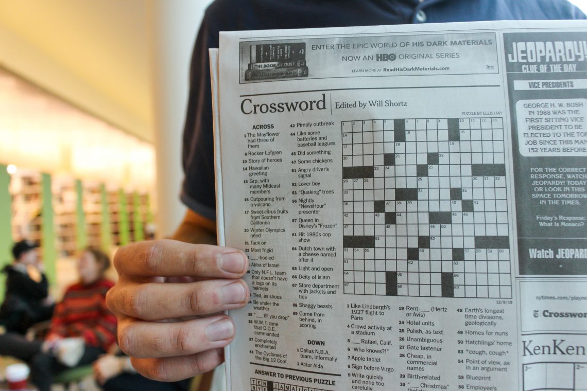 Temple student publishes second New York Times crossword before winter